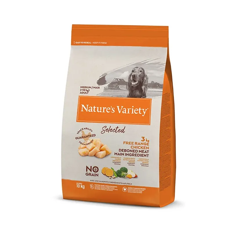 Nourriture Pour Chien Au Poulet Select Canine Adult Medium/maxi 10kg de Nature's Variety – photo produit
