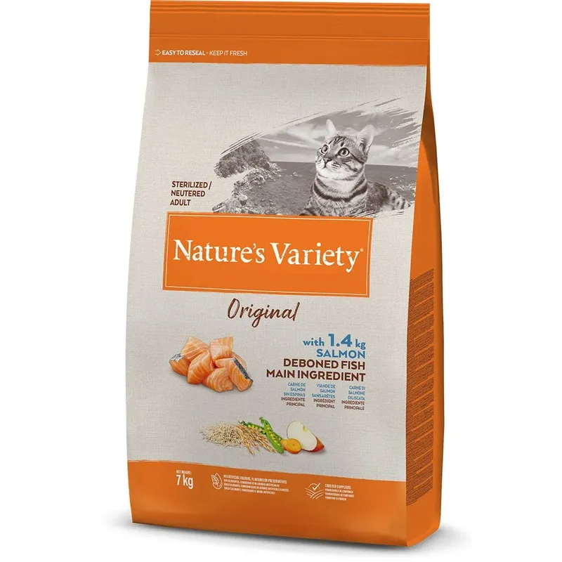 Origin Feline Volwassen Gesteriliseerde Zalm Kattenvoer 7kg von Nature's Variety – Produktfoto