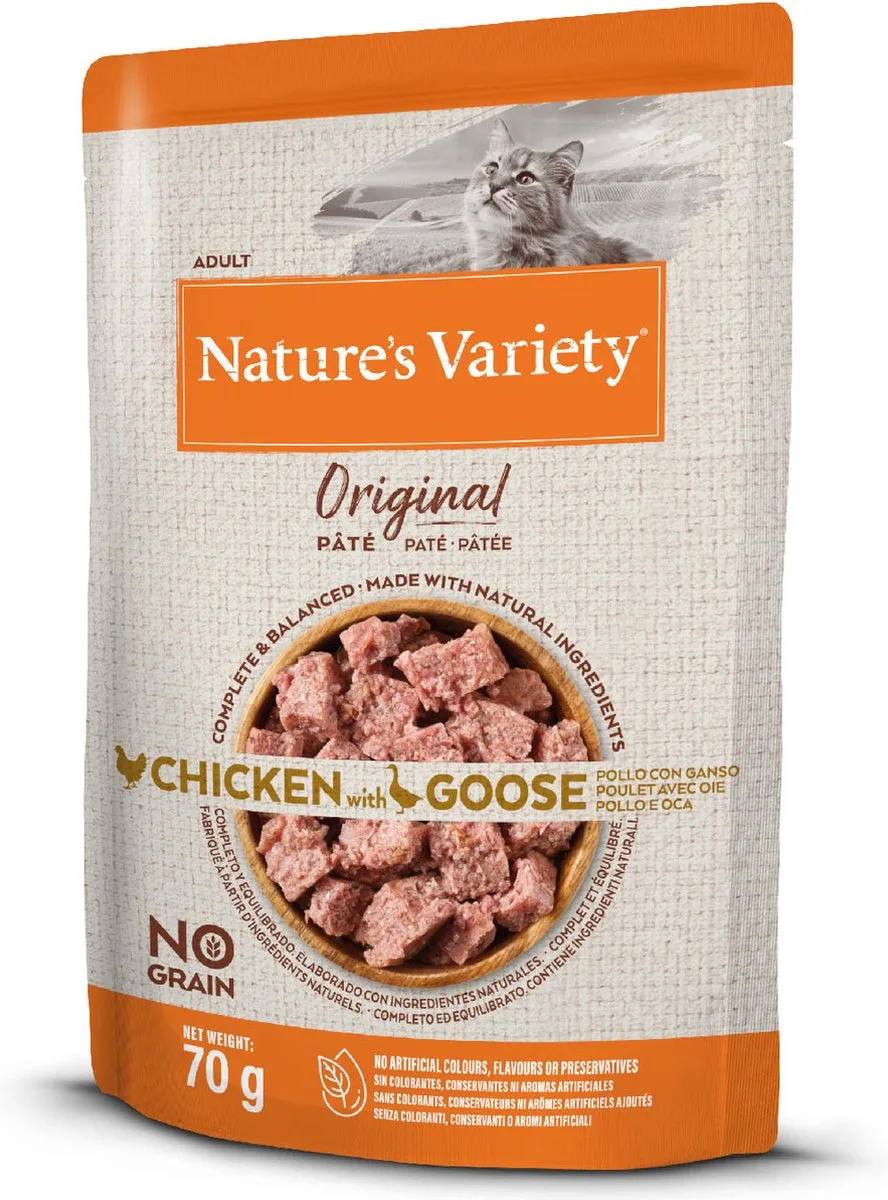Original Pollo con Oca 70 GR de Nature's Variety – photo produit
