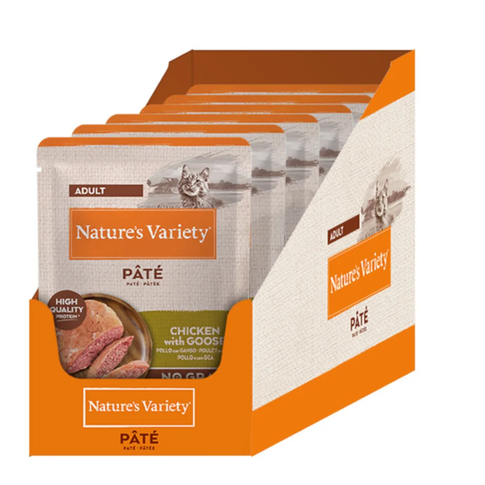 Original Paté No Grain 12 x 70 g Kattenvoer - Kip en Gans 12 x 70 g by Nature's Variety – product photo