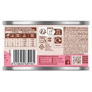 Pate Mini Kalfsvlees & Groenten Nat Hondenvoer 12x200g de Nature's Variety – photo produit 2 sur 2