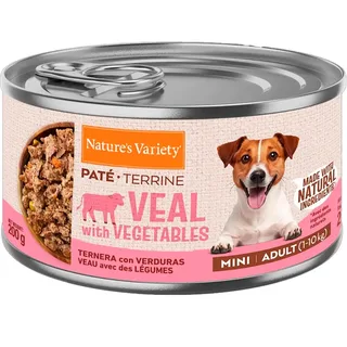 Pate Mini Kalfsvlees & Groenten Nat Hondenvoer 12x200g de Nature's Variety – photo produit 1 sur 2