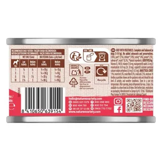 Pâté Mini Bœuf & Légumes Nourriture Humide Pour Chien 12x200g de Nature's Variety – photo produit 2 sur 2