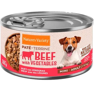 Pâté Mini Bœuf & Légumes Nourriture Humide Pour Chien 12x200g de Nature's Variety – photo produit 1 sur 2