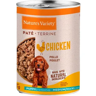 Pate Puppy Med/maxi Kip Natvoer Voor Honden 12x400g by Nature's Variety – product photo 1 of 2
