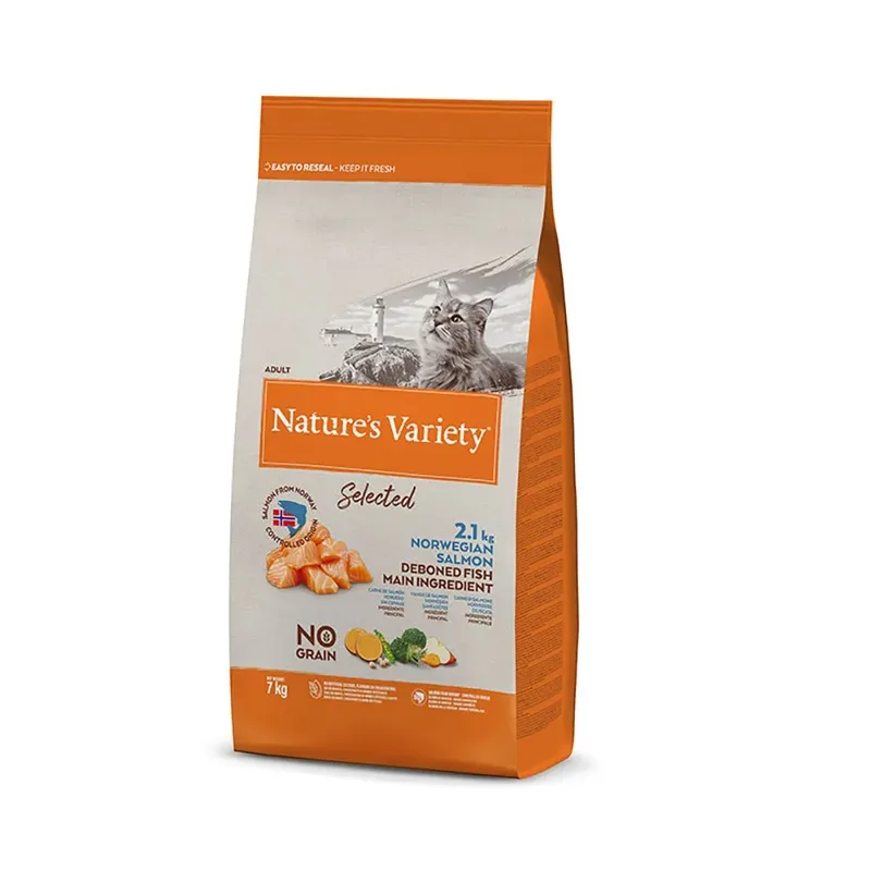 Select Feline Adult Noors Zalm Kattenvoer 7kg de Nature's Variety – photo produit