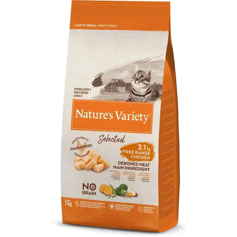 Select Feline Adult Sterilized Hühnerfutter Für Katzen 7kg by Nature's Variety – product photo
