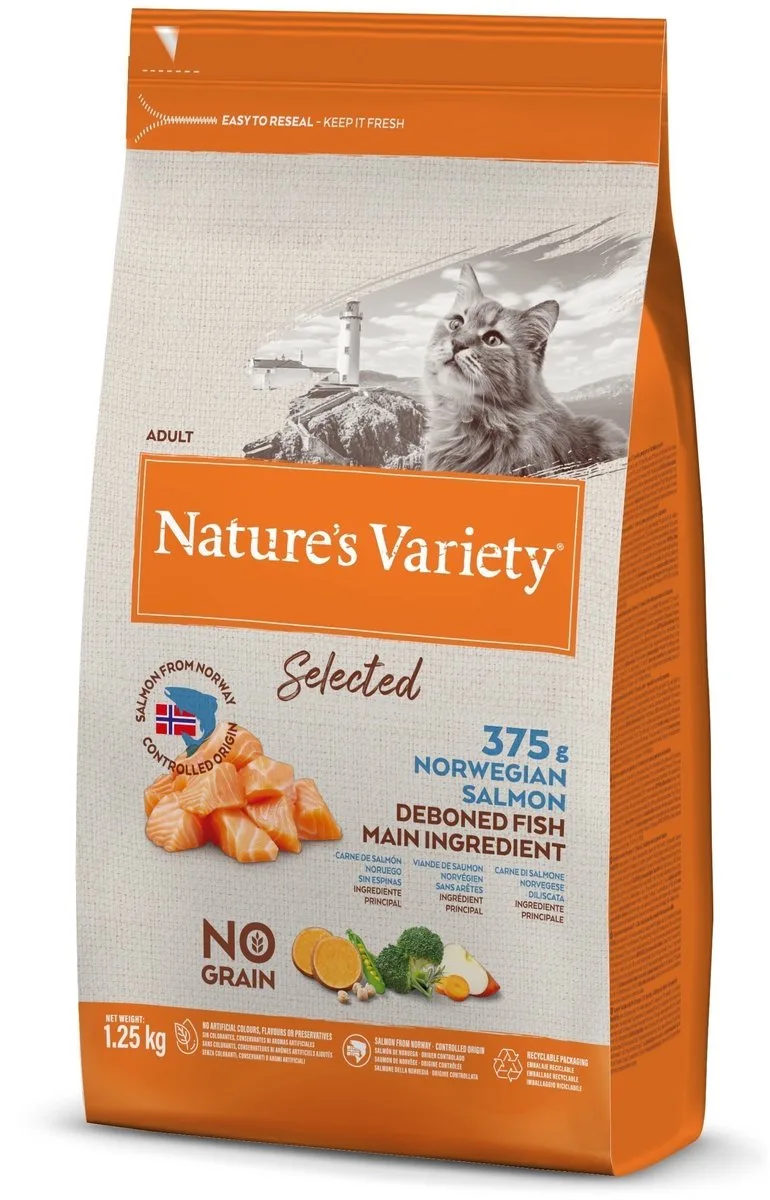 Selected Norwegian Salmon Adult Kattenvoer von Nature's Variety – Produktfoto