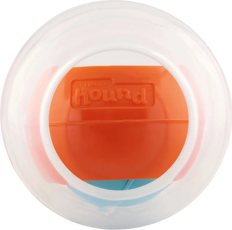 Dog Rumble Puzzle - Hondenspeelgoed - Ø13 cm Oranje Blauw Transparant Level 1 de Nina Ottosson en Oranje en blauw – photo produit