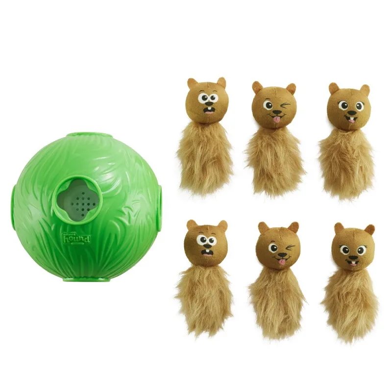 Dog Snuffle N' Treat Ball Intelligenzspielzeug van Nina Ottosson in Regular – productfoto