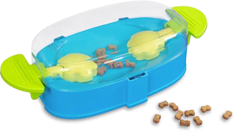 Paw N' Play - Hondenspeelgoed - Blauw Groen Level 2 by Nina Ottosson in Purple – product photo