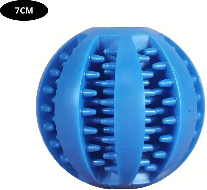 Honden Speelgoed - Hond - Speelgoed - Dog Toy - Hondenbal - Snacks de Nivard en Blauw 7 cm – photo produit