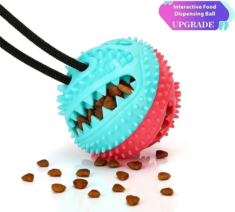 Honden Speelgoed - Hond - Speelgoed - Dog Toy - Hondenbal - Snacks by Nivard in Blue, Red – product photo
