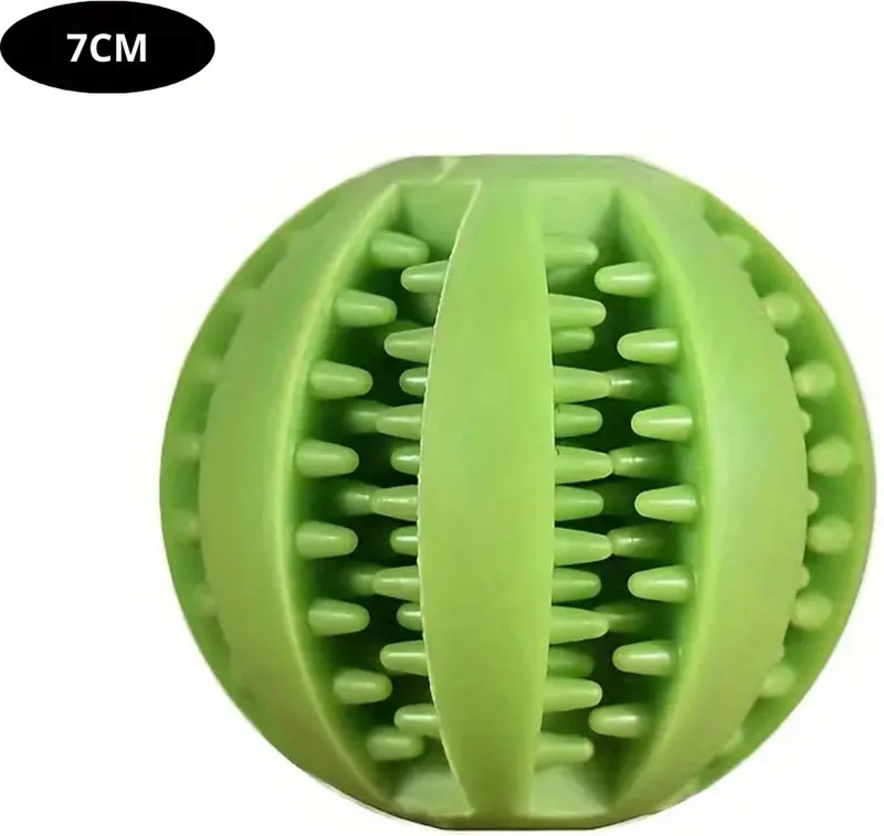 Honden Speelgoed - Hond - Speelgoed - Dog Toy - Hondenbal - Snacks by Nivard in Groen 7 cm – product photo