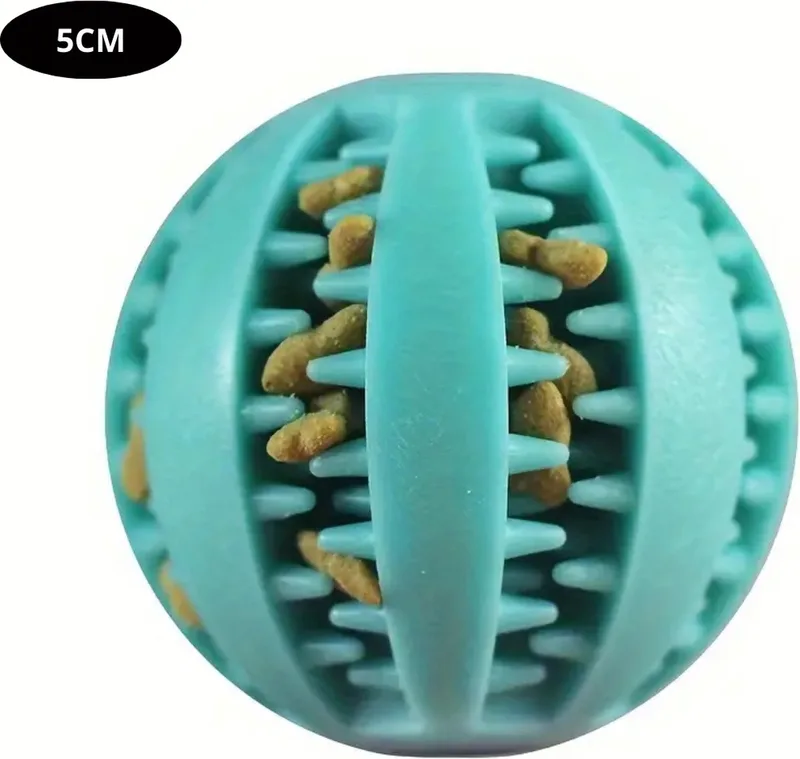 Honden Speelgoed - Hond - Speelgoed - Dog Toy - Hondenbal - Snacks von Nivard in Lichtgroen 5 cm – Produktfoto