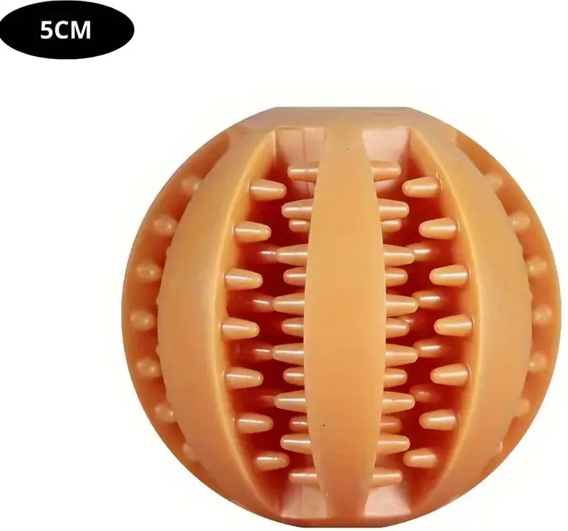 Honden Speelgoed - Hond - Speelgoed - Dog Toy - Hondenbal - Snacks by Nivard in Oranje 5 cm – product photo