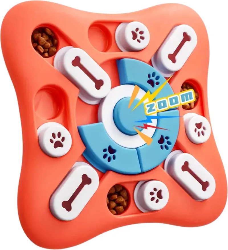 Honden Speelgoed - Hond - Speelgoed - Dog Toy - Hondenpuzzel von Nivard in Orange – Produktfoto