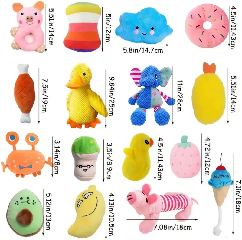 Honden Speelgoed - Hond - Speelgoed - Dog Toy - Pluche de Nivard en 10st – photo produit