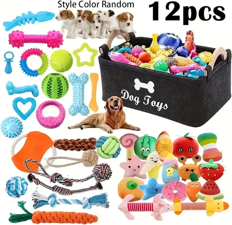 Honden Speelgoed - Hond - Speelgoed - Dog Toy - Pluche de Nivard en 12st – photo produit