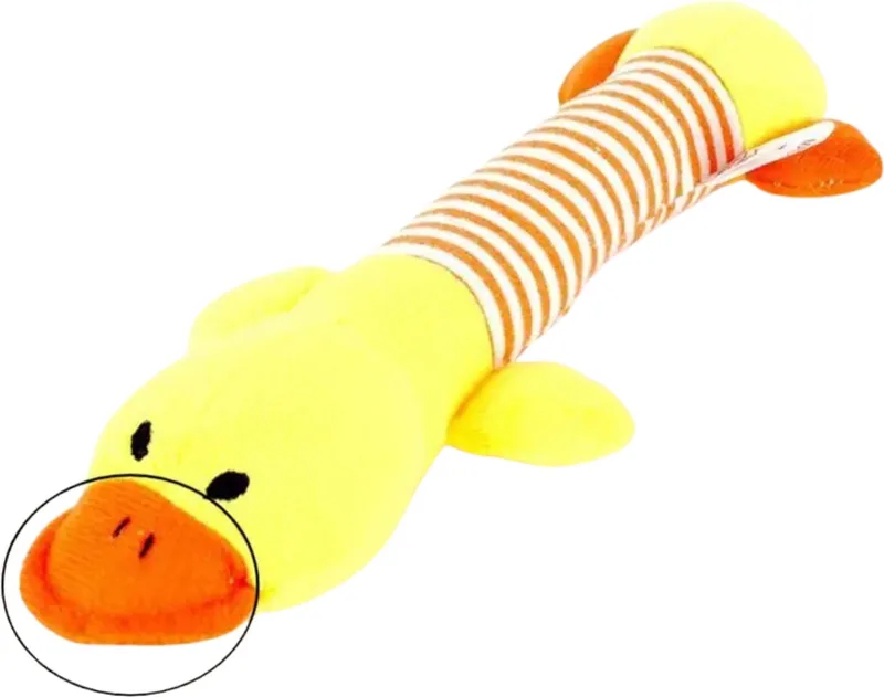 Honden Speelgoed - Hond - Speelgoed - Dog Toy - Pluche fra Nivard i Gele Eend – produktbillede