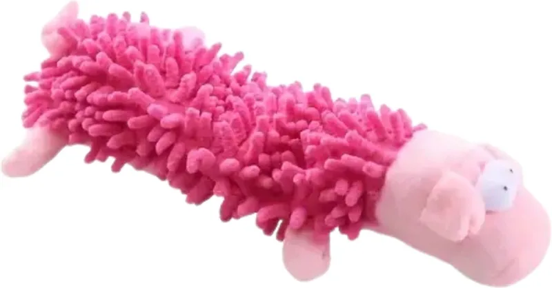 Honden Speelgoed - Hond - Speelgoed - Dog Toy - Pluche by Nivard in Roze Varken – product photo