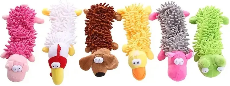 Honden Speelgoed - Hond - Speelgoed - Dog Toy - Pluche von Nivard in Witte kip – Produktfoto