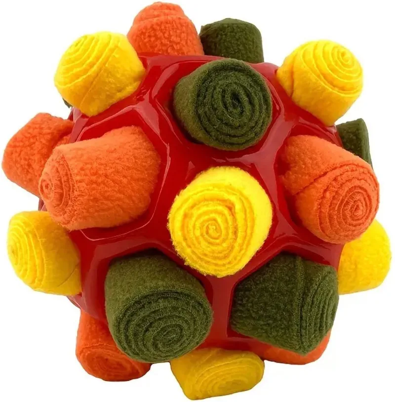 Honden Speelgoed - Hond - Speelgoed - Dog Toy - Snuffelbal von Nivard in Zonsondergang – Produktfoto