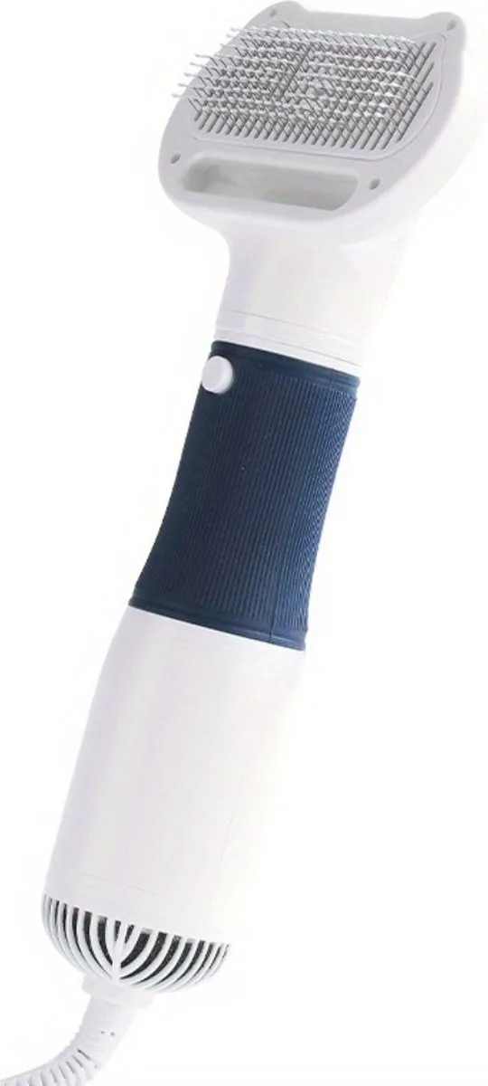 Hondenfohn - Hondenkam - Hondenborstel -Langhaar - Korthaar - Dog Brush - Haardroger Hond - Katten - Ontharing de Nivard en Bleu – photo produit