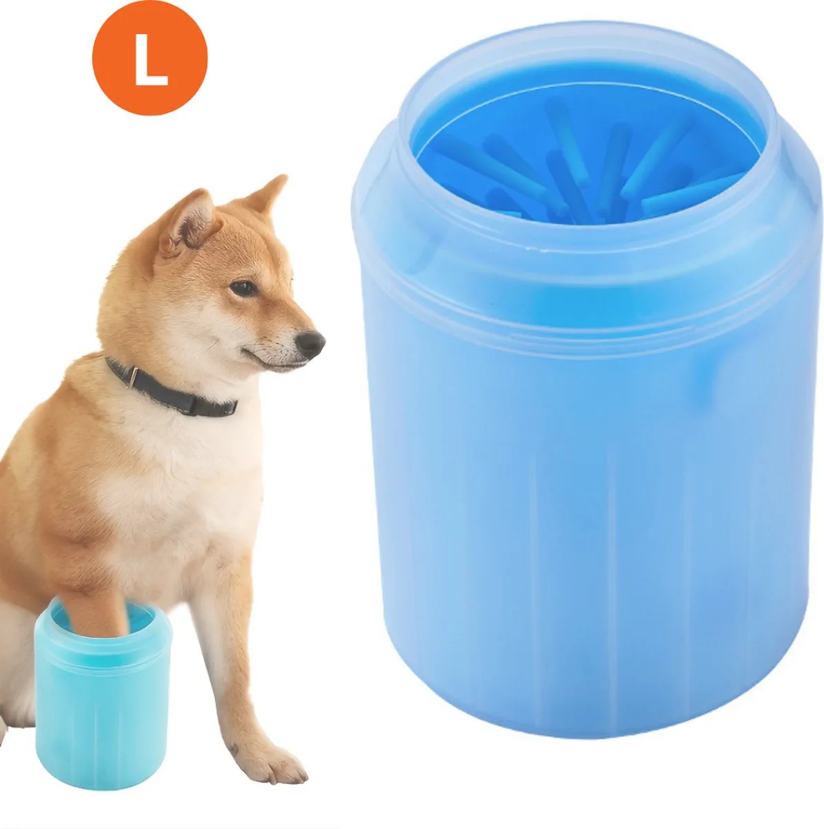 Hondenpoten Reiniger - Hondenpoten Schoonmaken - Honden Verzorging - Potenreiniger Hond - Poot Reiniger - Maat L de Nivard en Bleu – photo produit