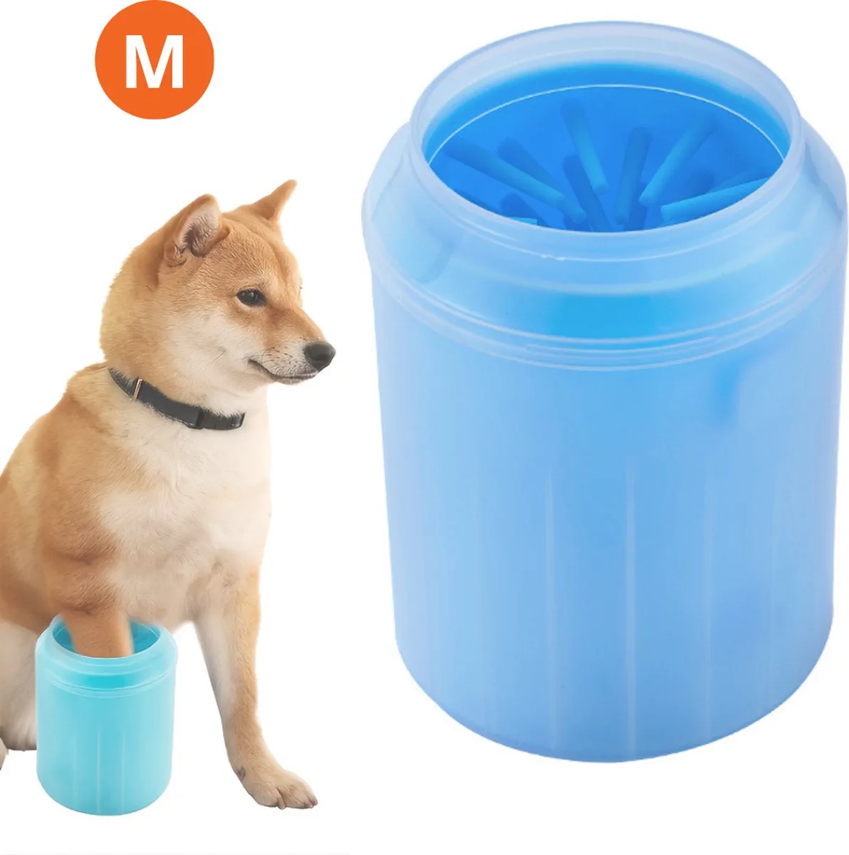 Hondenpoten Reiniger - Hondenpoten Schoonmaken - Honden Verzorging - Potenreiniger Hond - Poot Reiniger - Maat M de Nivard en Bleu – photo produit