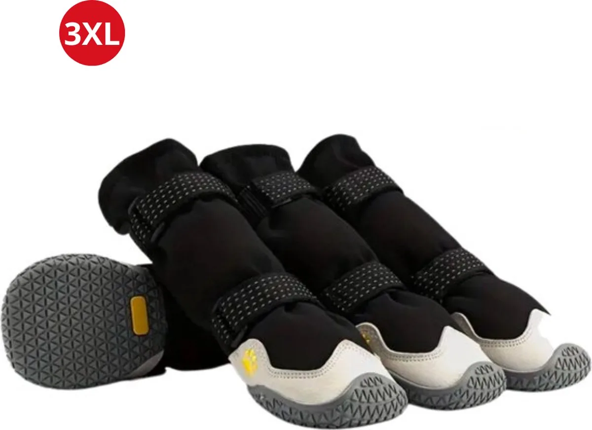 Hondenschoenen Pootbeschermer - Hondenschoenen - 4 Stuks - Hondenschoentjes - Pootbescherming Hond - Waterbestendig - 3XL de Nivard en Gris – photo produit