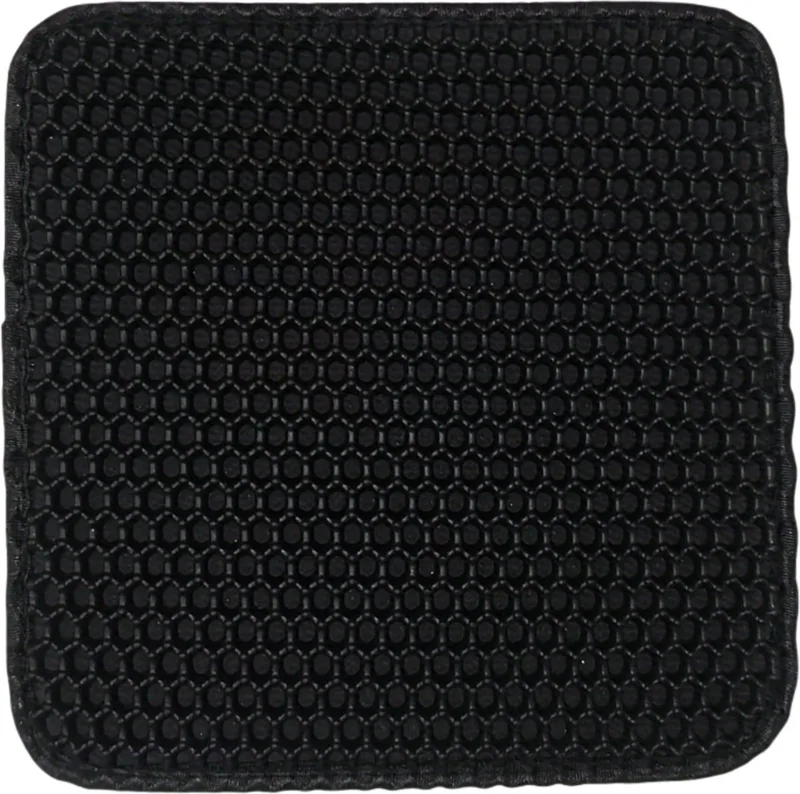 Kattenbak Mat - Katten Mat - Grit Opvanger - Schoonloopmat Kattenbak - Kattenbak Uitloopmat - Kattenbak Matje - Cat Litter Mat - 45x60cm by Nivard in Black – product photo