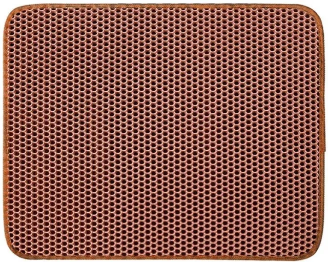 Kattenbak Mat - Katten Mat - Grit Opvanger - Schoonloopmat Kattenbak - Kattenbak Uitloopmat - Kattenbak Matje - Cat Litter Mat - Wasbaar - 30x30cm