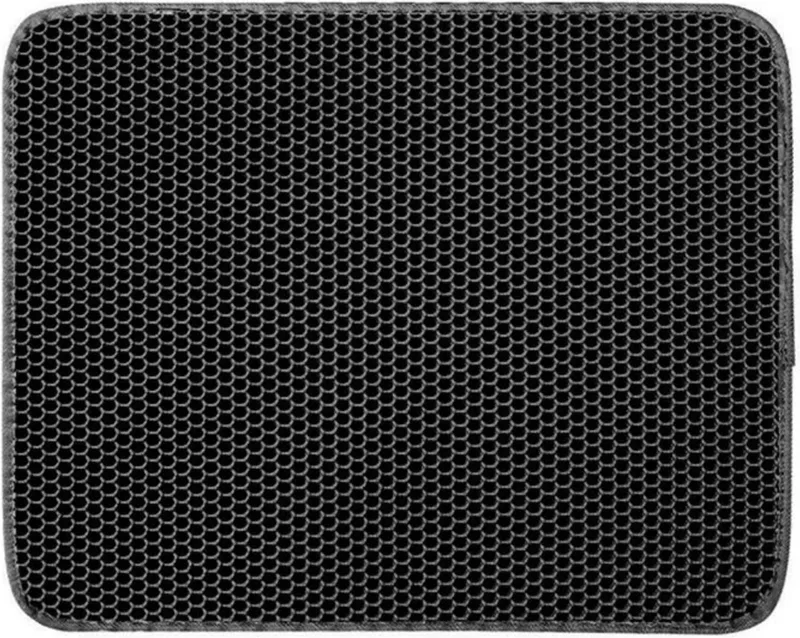 Kattenbak Mat - Katten Mat - Grit Opvanger - Schoonloopmat Kattenbak - Kattenbak Uitloopmat - Kattenbak Matje - Cat Litter Mat - Anti Slip - 30x30cm de Nivard en Noir – photo produit