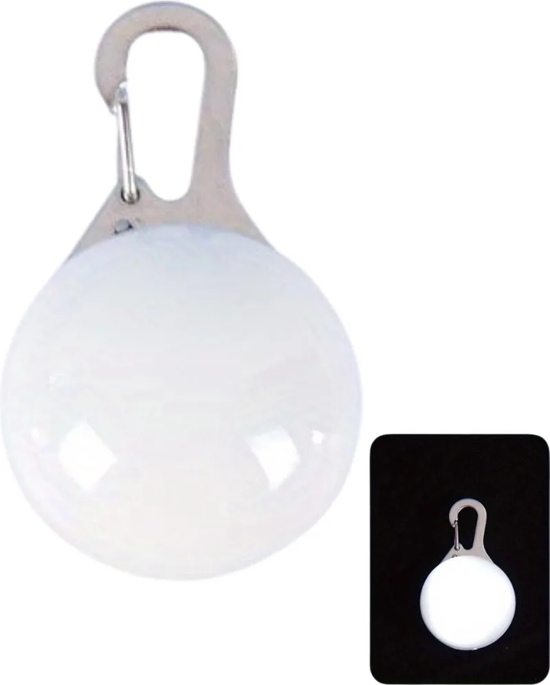 Lichtgevende Halsband - Verlichte Halsband - Lichtgevend - Hond - Kat - Lampje - Hondenhalsband Led - Clip-On by Nivard in White – product photo
