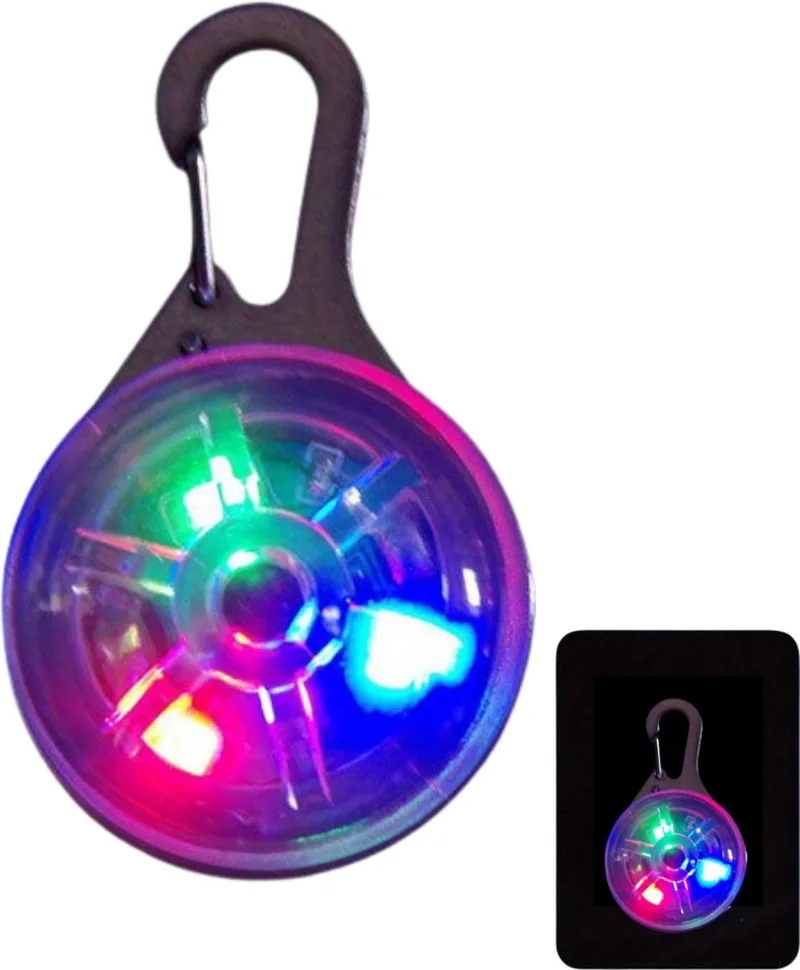 Lichtgevende Halsband - Verlichte Halsband - Lichtgevend - Hond - Kat - Lampje - Hondenhalsband Led - Clip-On von Nivard in Mehrfarbig – Produktfoto