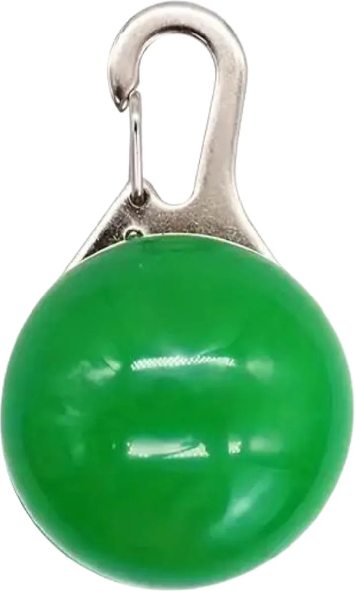 Lichtgevende Halsband - Verlichte Halsband - Lichtgevend - Hond - Kat - Lampje - Hondenhalsband Led - Oplaadbaar - Balletje - Groen von Nivard – Produktfoto