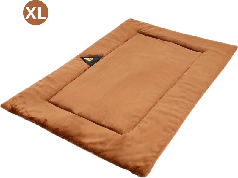Warmtemat - Verwarmingsmat - Kat - Hond - Kattenmand - Hondenmand - Verwarmd - XL de Nivard en Marron – photo produit