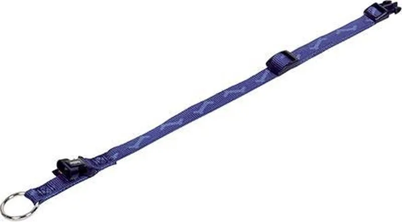 Bone Met Ring Halsband - 30-45 x 1,5 cm von Nobby in Blau – Produktfoto