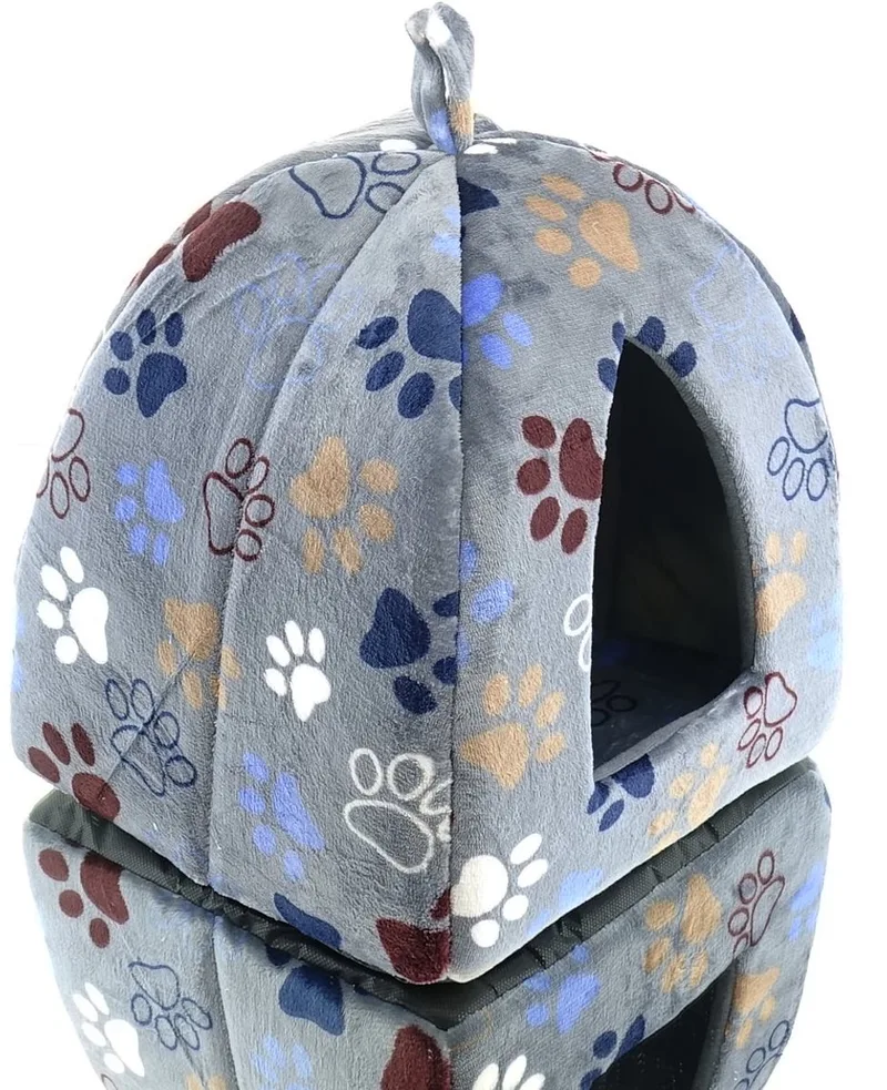 hond- en kattenhol Classic Lissi donkergrijs 33x33cm de Nobby en Gris – photo produit