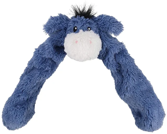 Hond Speelgoed Pluche Ezel met Touw 55 cm