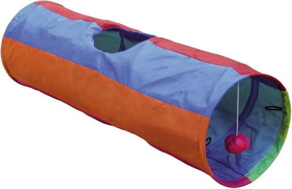 Kattentunnel - Regenboog - 25 X 86 cm de Nobby en Multicolore – photo produit