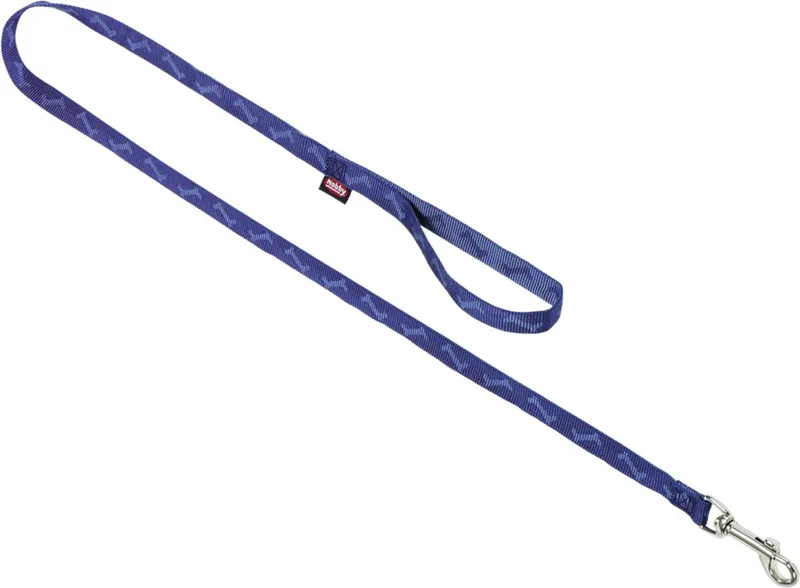 Lijn Bone Uitlaatriem - 1,5 x 120 cm von Nobby in Blau – Produktfoto