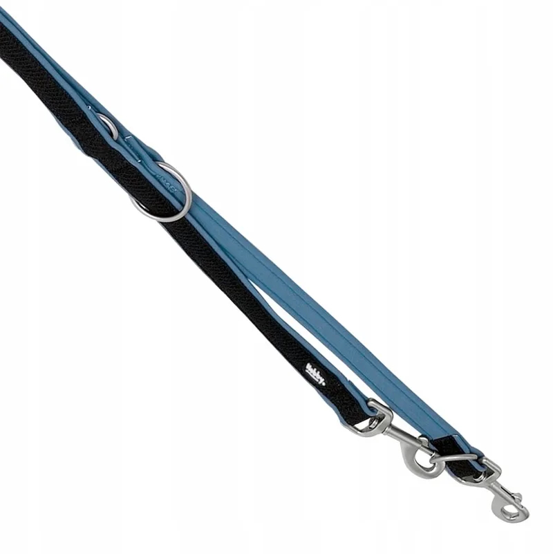 Mesh Preno Verstelbare Hondenhalsband L-XL 35mm/200cm Blauw/Zwart by Nobby in Blue – product photo
