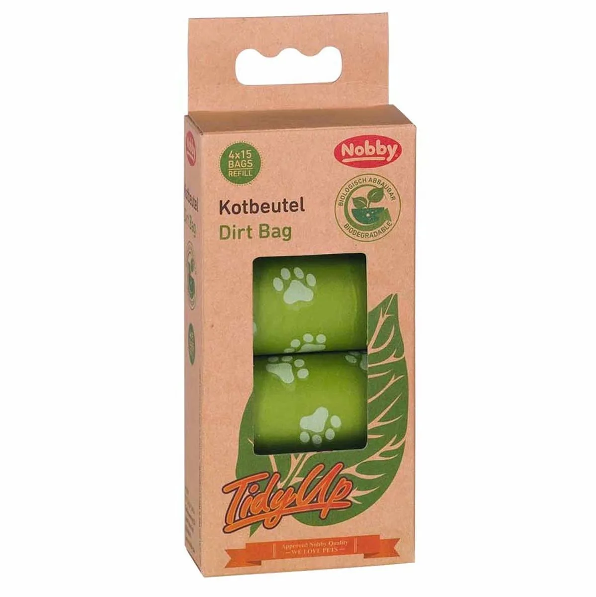 TidyUp Poepzakjes - 4 x 15 stuks de Nobby en Vert – photo produit