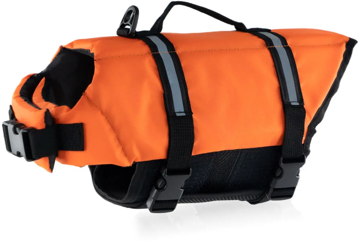 Zwemvest Hond – Maat L - Reddingsvest Hond – Hondenzwemvest – Voor Honden tot 35 KG de Nobby en Orange – photo produit
