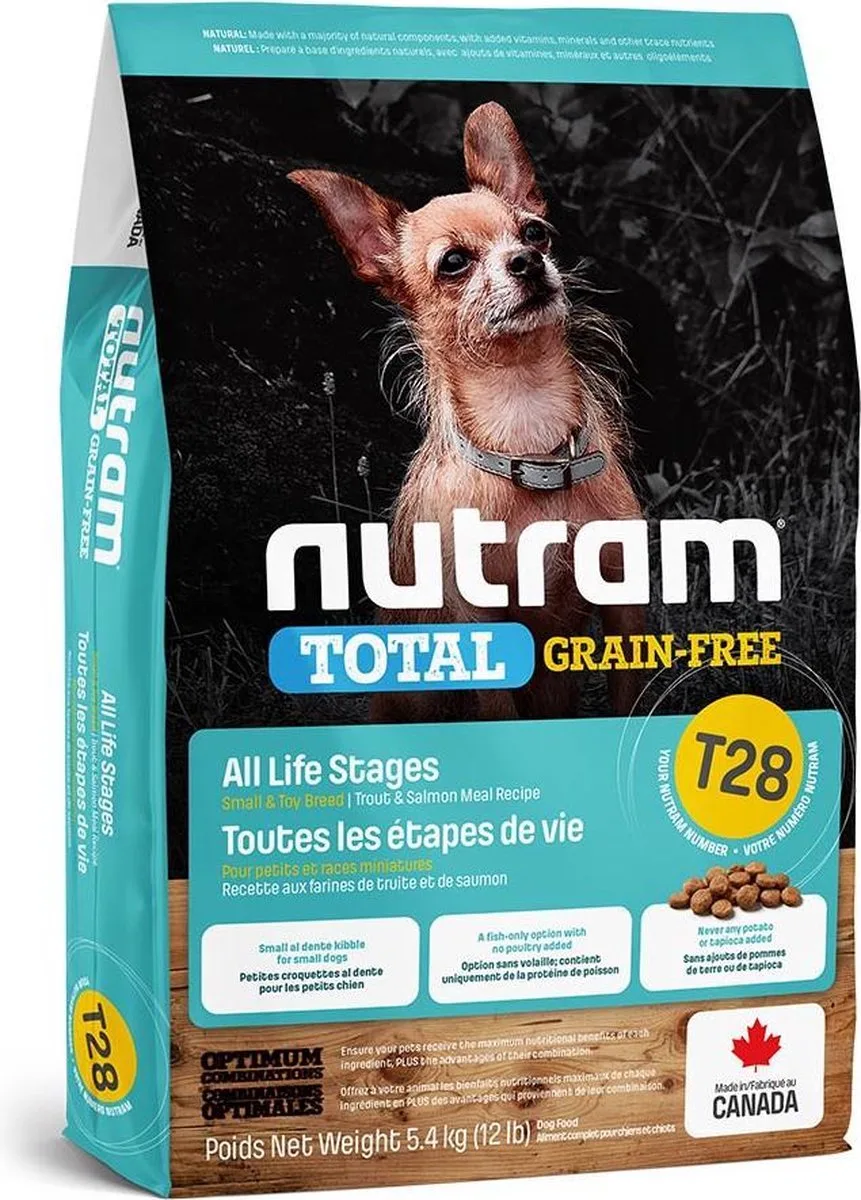 Grain free Salmon en trout T28 5,4 kg de Nutram – photo produit