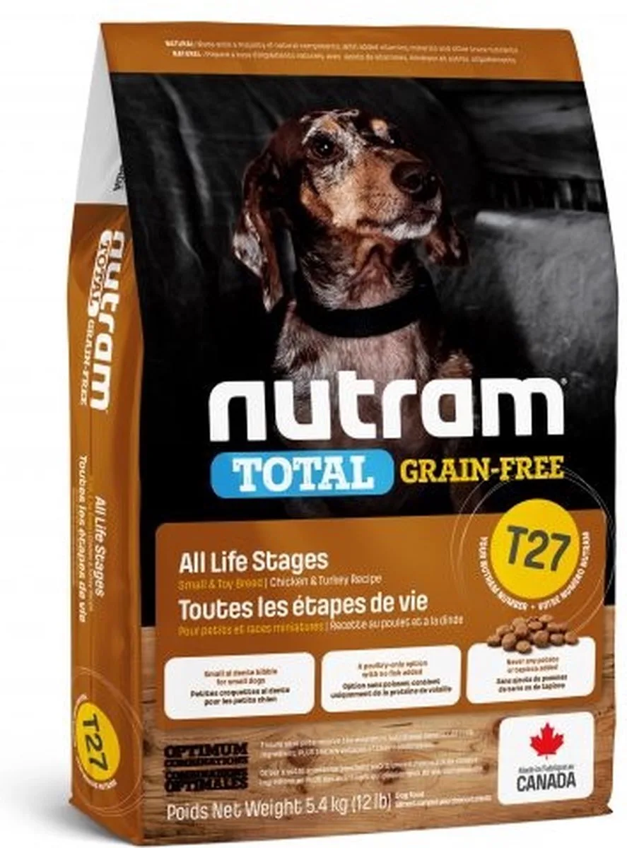 Grain free Turkey en Chicken T27 2 kg de Nutram – photo produit