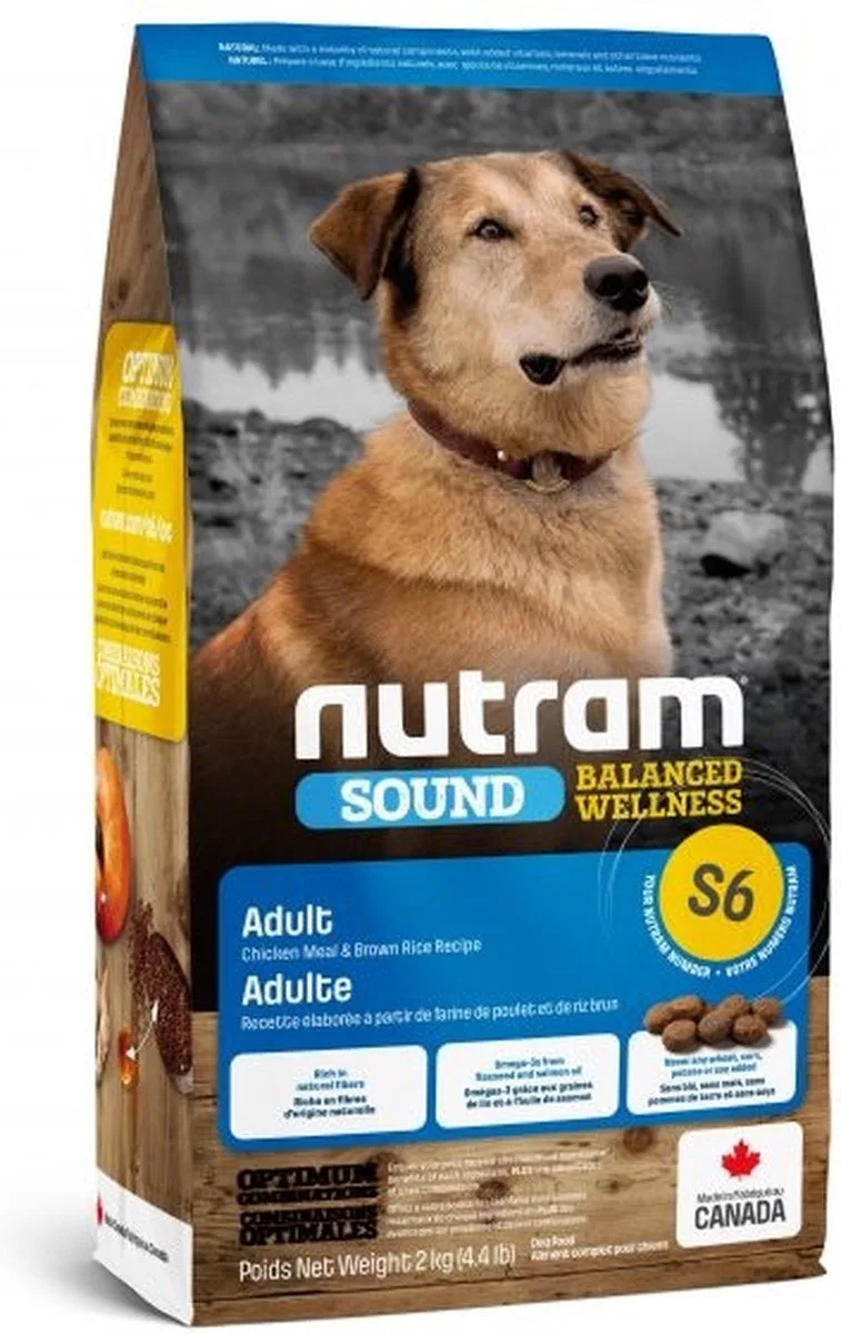 hondenvoer Adult S6 11,4 kg - Hond by Nutram – product photo