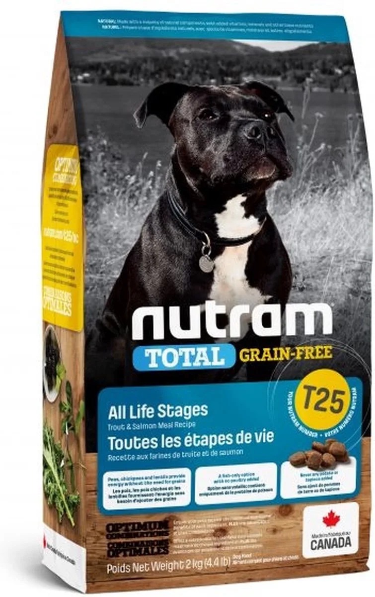 hondenvoer Graanvrij Zalm en Forel T25 11,4 kg - Hond by Nutram – product photo